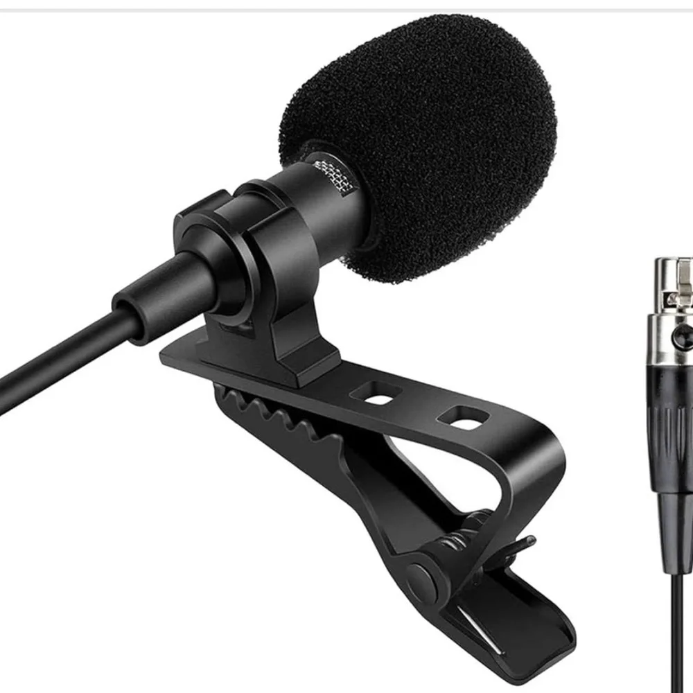 Black Clip-On Microphone